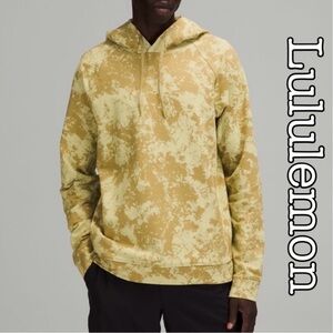 Lululemon City Sweat Green Print Pullover Hoodie Size Large